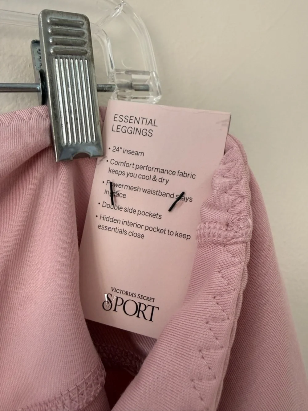 Victoria's Secret VSX Essential
High Rise Pocket Legging Sz XL
Chalk Rose - NWT - Picture 8 of 14